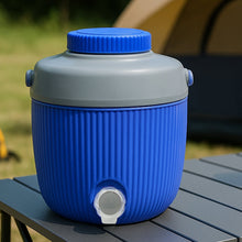 Insulated Water Jug, Insulated Plastic Water Jug with a Sturdy Handle, Water Jug Camper with Tap Plastic Insulated Water Storage Cool Water Storage for Home & Travelling (6000 ML)