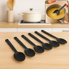 Multipurpose Silicone Spoon, Silicone Basting Spoon Non-Stick Kitchen Utensils Household Heat-Resistant Non Stick Spoons Kitchen Cookware Items For Cooking and Baking (6 Pcs Set)