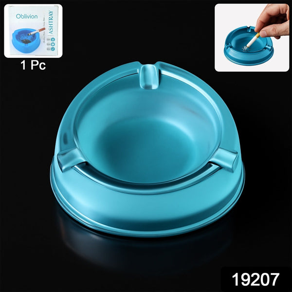 Oblivion Round Heavy-Duty Plastic Ashtray